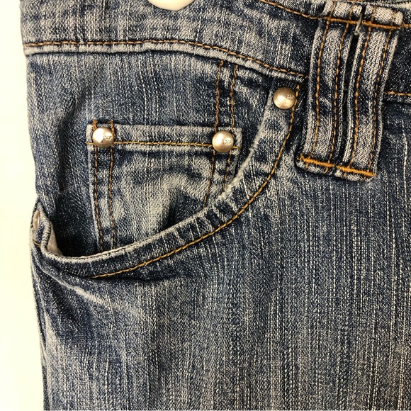 Gap Women’s Low Rise Flare Jean Denim Double Belt Loops Rodeo Boots Vintage? - Picture 4 of 9
